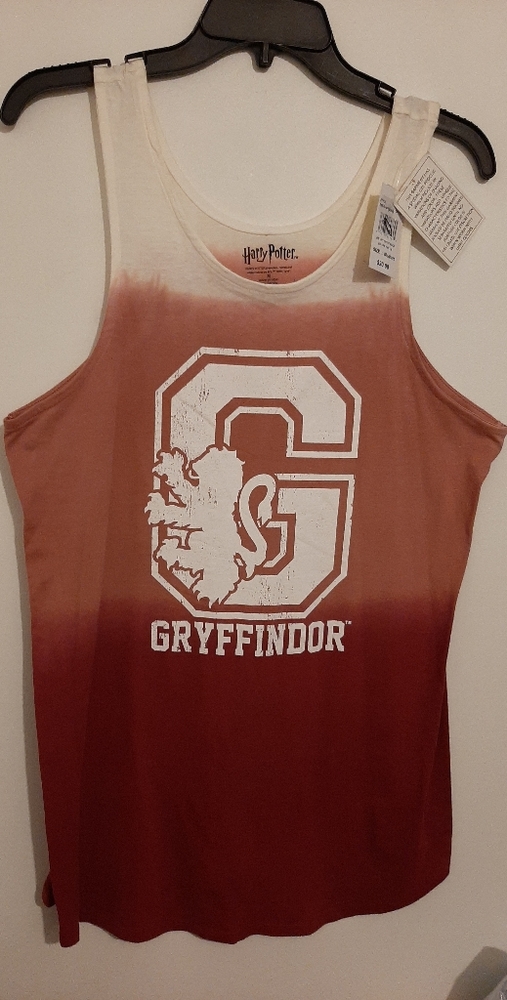 Gryffindor Tank Dress/ Medium Dip Dye Ombre Harry Potter Warner Bro NWT